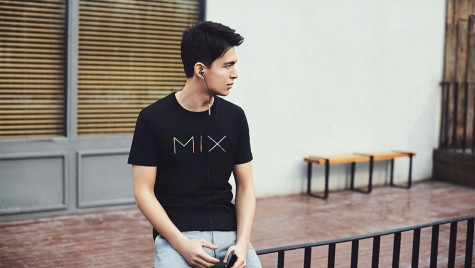 Футболка Xiaomi MiX pattern round neck short sleeve T shirt Black S 1170800052